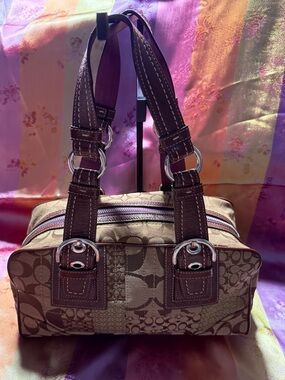 Coach F12317 Soho Mia Patchwork Satchel preowned